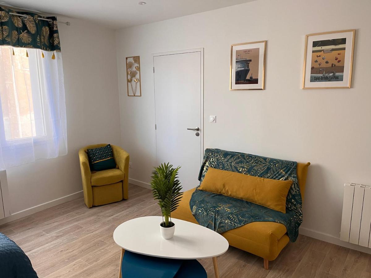 Studio Cosy Avec Terrasse, Proche Chantiers Et Airbus แซงต์-นาแซร์ ภายนอก รูปภาพ