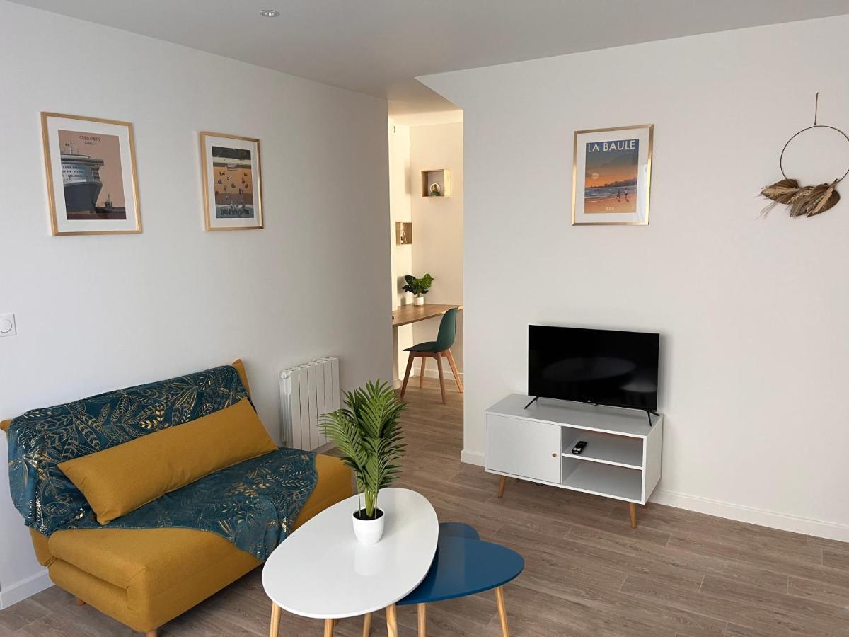 Studio Cosy Avec Terrasse, Proche Chantiers Et Airbus แซงต์-นาแซร์ ภายนอก รูปภาพ