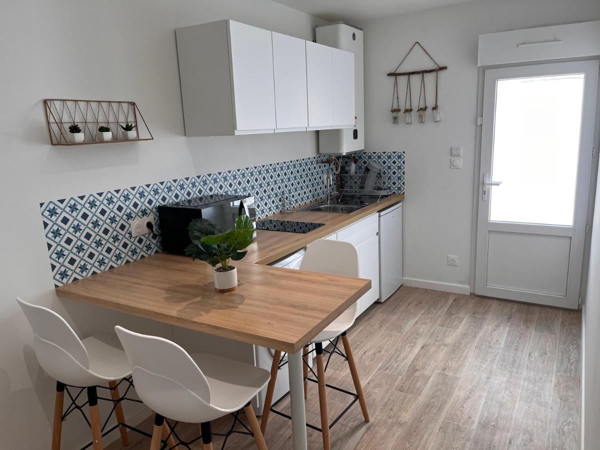 Studio Cosy Avec Terrasse, Proche Chantiers Et Airbus แซงต์-นาแซร์ ภายนอก รูปภาพ